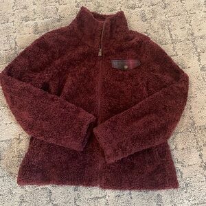 Women’s Pendleton Burgundy fuzzy Jacket